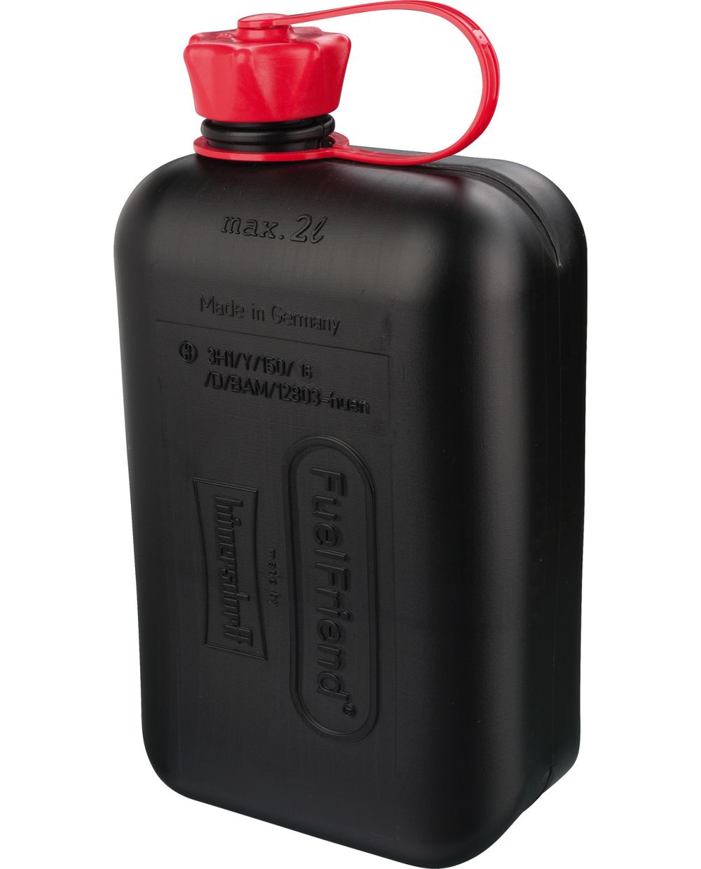 2l Canister Hünersdorff 'Fuelfriend', black, 27x15x8cm, 100% proof