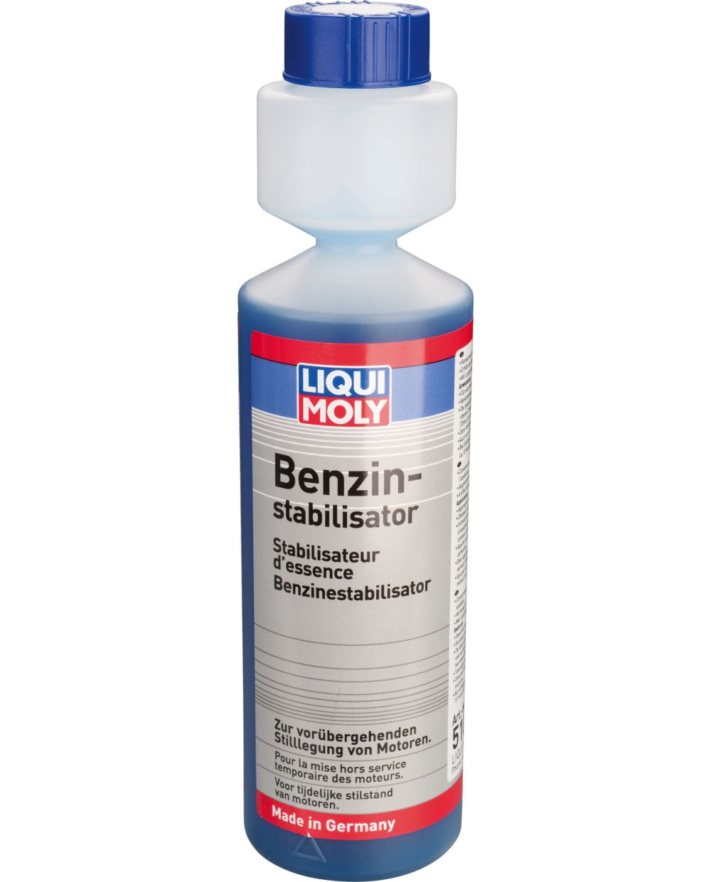 Liqui Moly Fuel Stabilizer, 250ml (for mixing into the fuel tank, suitable  for all types of gasoline, additive for temporary shutdown)