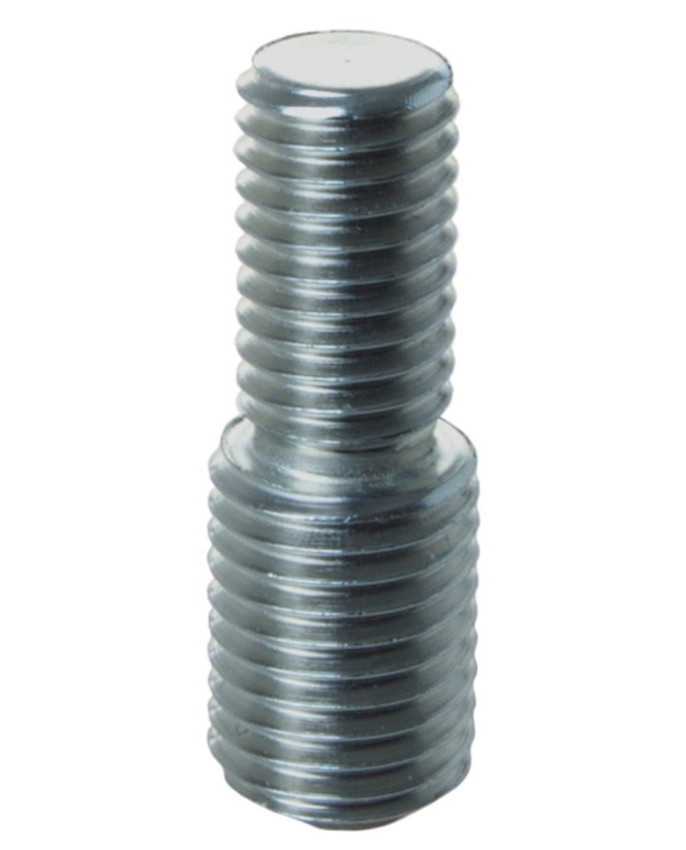 Double-threaded Setscrew M8x1.25 to M10x1.25, zinc-coated steel, outer  thread length 13,5mm (for repairing the upper shock absorber mount)