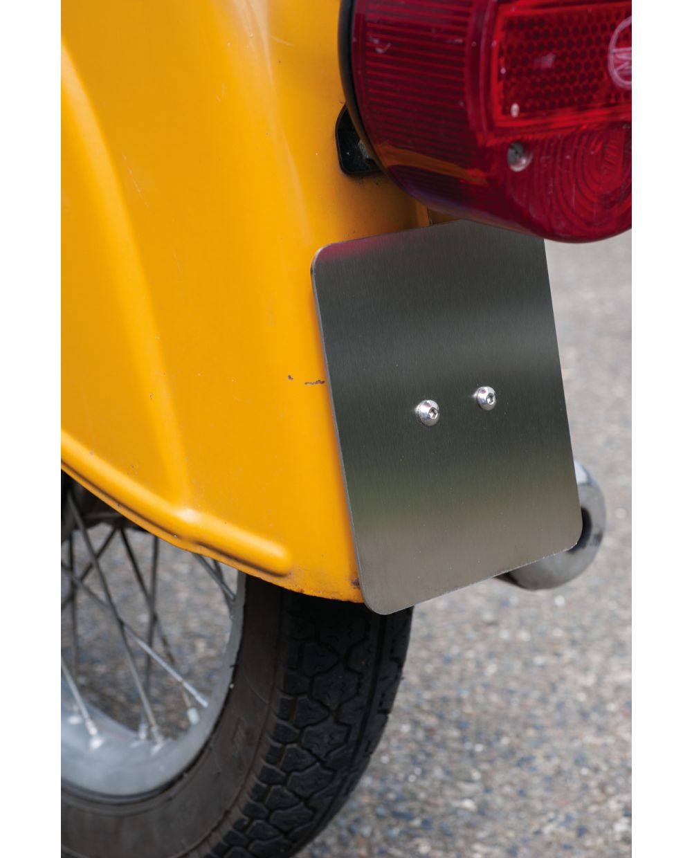 License Plate Bracket, 2mm aluminium , Ready-to-Mount incl. mounting  material, surfaces can show traces of production
