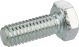 Hexagon head screw M6x20mm, 8.8 zinc plated