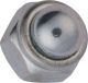 M8 Self-Locking Dome Nut, 8.8 Zinc-Coated (plastic locking ring)