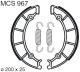 TRW-LUCAS Brake Shoes, Front