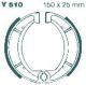 EBC Brake Shoes, Front/Rear (for TT500 see Item 10023)
