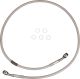 Stainless Steel Brake Line, Front, transparent coating, length 95cm (Vehicle Type Approval)