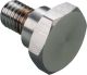 Seat Strap Bolt, 1 Piece, Stainless Steel, Chrome Plated, OEM reference # 90109-08444