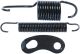 KEDO Side Stand Conversion Kit to Double Spring, suitable for models with original one side stand spring - there the two parallel springs do not fit