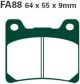 EBC Brake Pads, Rear (Vehicle Type Approval)