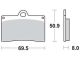 TRW Brake Pads, Front Right (Vehicle Type Approval)