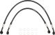 Steel Braided Brake Line 'Blackline', Front, Two-Piece, Vehicle Type Approval, Black Coated with Black Fittings