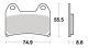 LUCAS Brake Pads, Sintered, Front, 1 Pair, Vehicle Type Approval