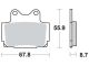 LUCAS Brake Pads, Rear (Vehicle Type Approval)