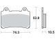 LUCAS Brake Pads, sintered, Front Left /Front Right, 1 Pair (Vehicle Type Approval)