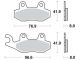 LUCAS Brake Pads TRW MCB582, front, organic, compatible with all discs, long service life, good wet braking performance