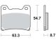 LUCAS Brake Pads, sintered, Rear (Vehicle Type Approval)