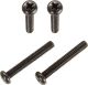 Bolt-Set for Handlebar Switch Housings, 4 Pcs, Phillips Head M5, Black