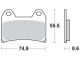 TRW-LUCAS Brake Pads, Front, Left (Vehicle Type Approval)