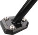 Side Stand Widening, safer stand on loose ground, 158% more contact surface, +6mm extension, fits all KEDO HeavyDuty side stands