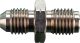 Brake Line Adapter, M10x1.25 convex to M10x1.25 concave, stainless steel, bright finish, spanner size 14mm