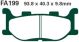 EBC Brake Pads, 1 Pair (Vehicle Type Approval)