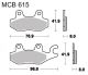 TRW-LUCAS Brake Pads, sintered, Front, Right (Vehicle Type Approval)