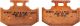 EBC Offroad Sintered Metal Brake Pads,  rear, 1 pair, with Vehicle Type Approval, for Nissin brake caliper