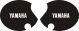 Side Cover Decal Set 'YAMAHA', Right & Left, White Lettering