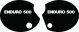 Side Cover Decal Set 'ENDURO 500', left & right, black with white lettering