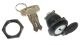 Side Cover Lock, incl. Nut, without Side Cover Rubber Grommet (OEM)