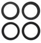 Fork Oil Seals incl. Dust Covers, 1 Pair (41x53x10.5mm)