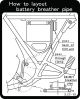 Indicating Label for Battery Hose Laying (Side cover LH/inner)