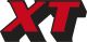 Fuel Tank Decal / logo / lettering 'XT' red/black, 1 piece