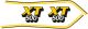 Tank Decal Design Model 1981,  yellow/black, complete left/right, can be painted over