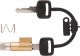 Steering Lock with Spring + 2 Keys (OEM Supplier)