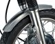 Aluminium Front Fender 'Shorty' for 18', Blank, incl. Brushed Aluminium Brackets