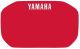 Decal Head Light Fairing, red with white YAMAHA logo (HD quality with protective laminate), suitable for items 29112RP/29467RP/29468RP