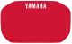 Decal Head Light Fairing, red with white YAMAHA logo (HD quality with protective laminate), suitable for items 29112RP/29467RP/29468RP