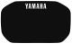 Decal Head Light Fairing, black with white YAMAHA logo (HD quality with protective laminate), suitable for items 29112RP/29467RP/29468RP