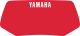 Decor for Headlight Cover, red with white YAMAHA lettering (HeavyDuty quality with protective laminate)