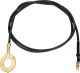 Ground Lead (L=610mm/Eyelet 10mm/Male Japan Bullet Connector), OEM 3FU-83364-00