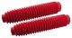 Ariete Fork Gaiters, red, Pair (38-41mm inner Tube, 58-62mm outer Tube, NOT for USD Forks)