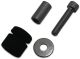 Mounting-Kit for Side Cover RH (or aluminium & 'Sixies'-covers RH/LH, 4 pieces, fits one side, without top mount rubbers item 21045)