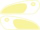 Fuel Tank Decal 'Heritage', colour: creme, RH/LH, complete (coatable)