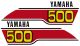 Fuel Tank Decal Edition 'B-Track 500', Black/Red/Yellow