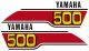Fuel Tank Decal Edition 'B-Track 500', Black/Red/Yellow
