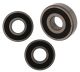Rear Wheel Bearing Set (3 Pieces) without Bearing for Sprocket Cush Drive (see Item 28707)