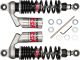 YSS Rear Twin Shocks 'Bronco', 320mm incl. Piggy Back Reservoir, 1 Pair (Technical Component Report),