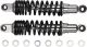 YSS Classic Twin Shocks, 1 pair, length 320mm, chrome plated, 5-fold adjustable spring preload, Vehicle Type Approval, black spring