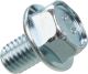 Oil Drain Plug Frame (front) or Separate Oil Tank, M8 hexagon with flange, galvanised