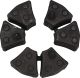 Rear Sprocket Cush Drive Rubber, Set of 3, Complete